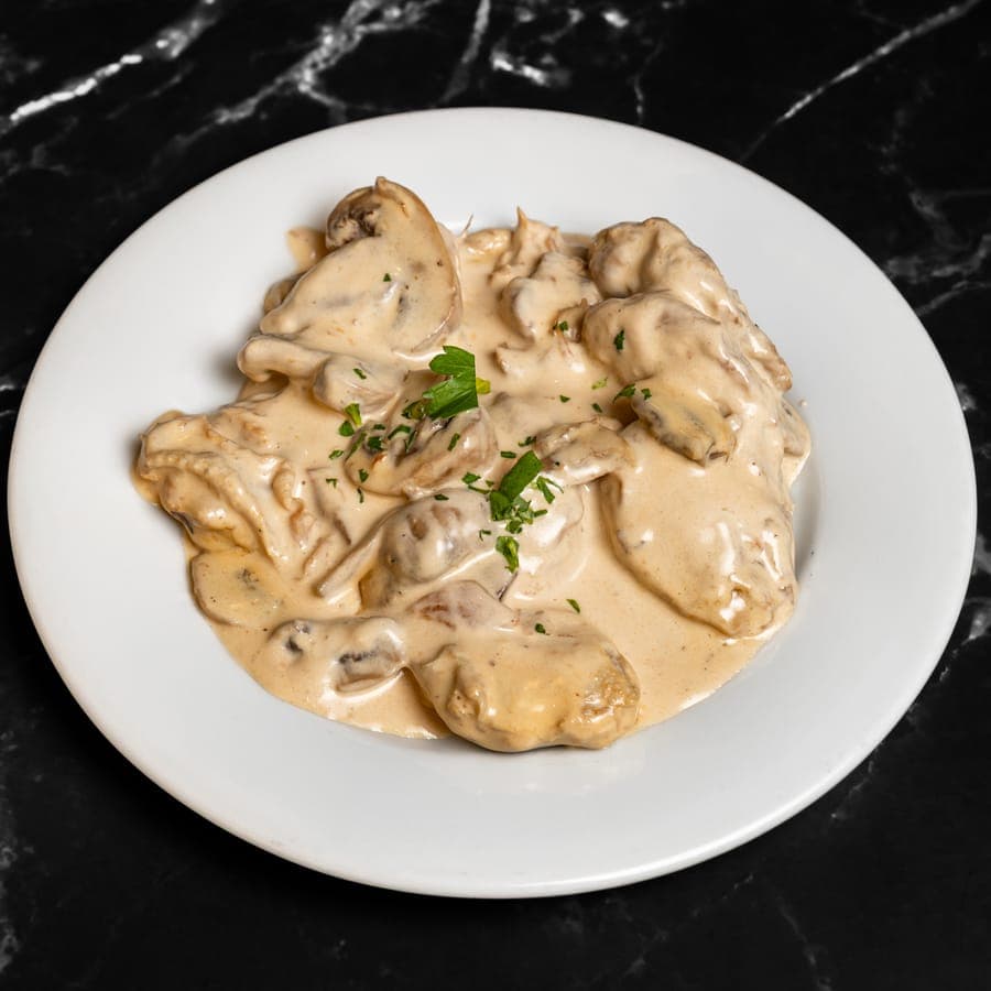 Filets de cailles à la crème